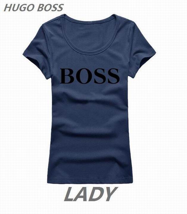 BOSS short round collar T woman S-XL-082